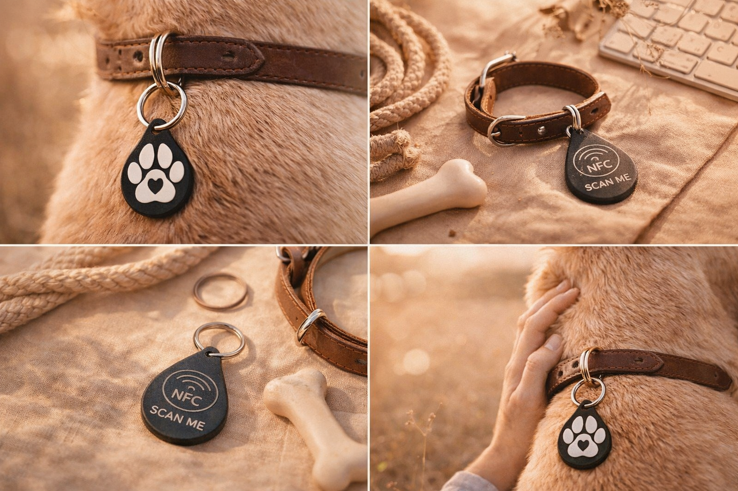 SafePaw NFC-Hundemarke – Mehr Sicherheit für dein Tier