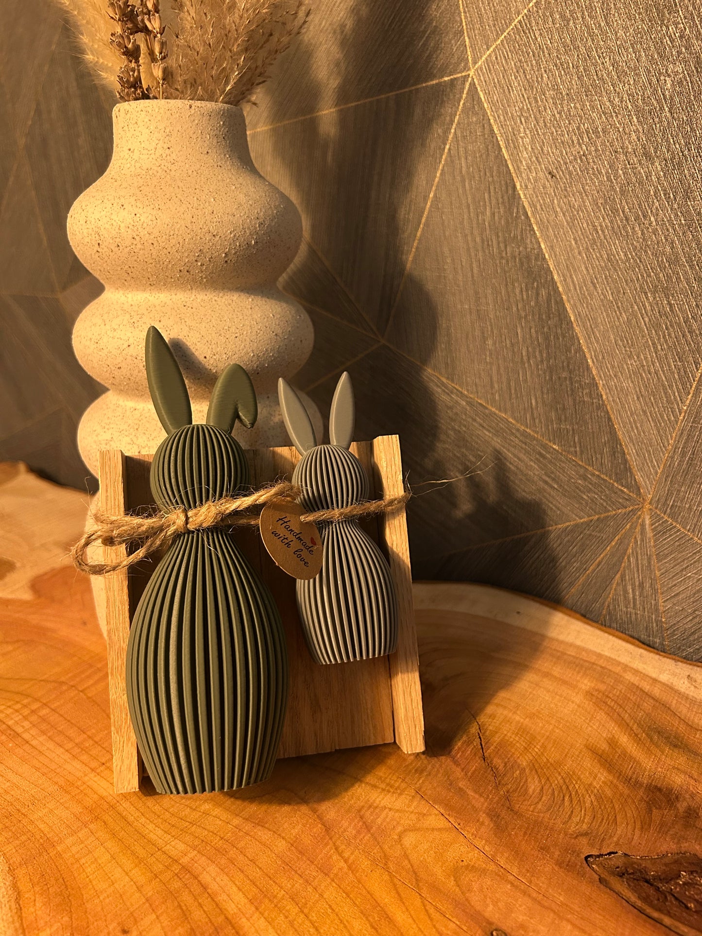 Modernes Hasen Geschenkeset - 3d Druck