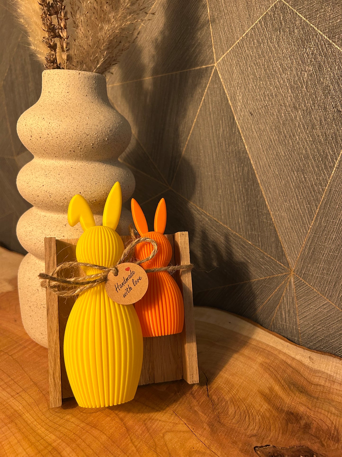 Modernes Hasen Geschenkeset - 3d Druck