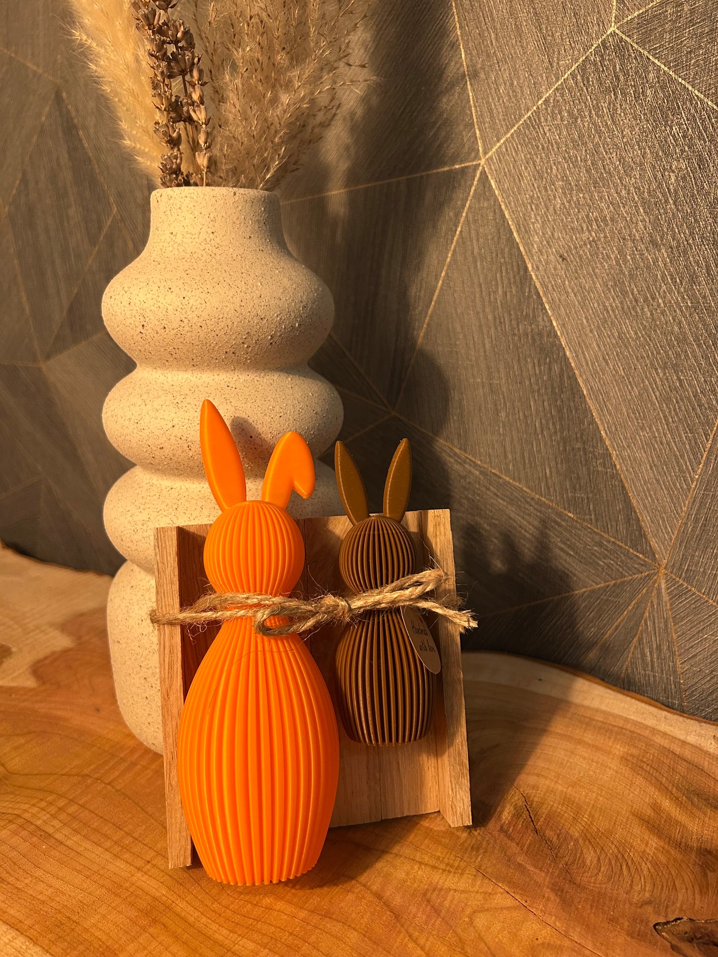 Modernes Hasen Geschenkeset - 3d Druck