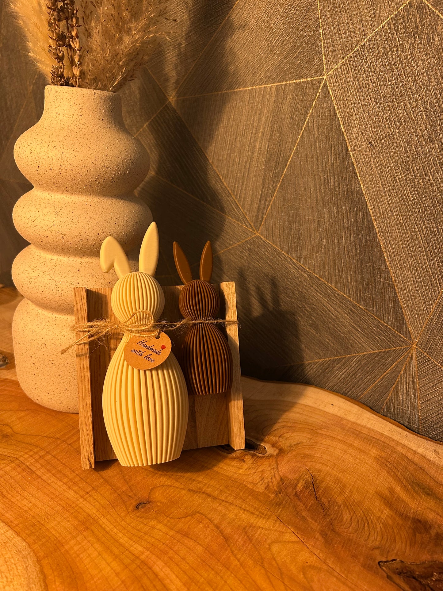 Modernes Hasen Geschenkeset - 3d Druck