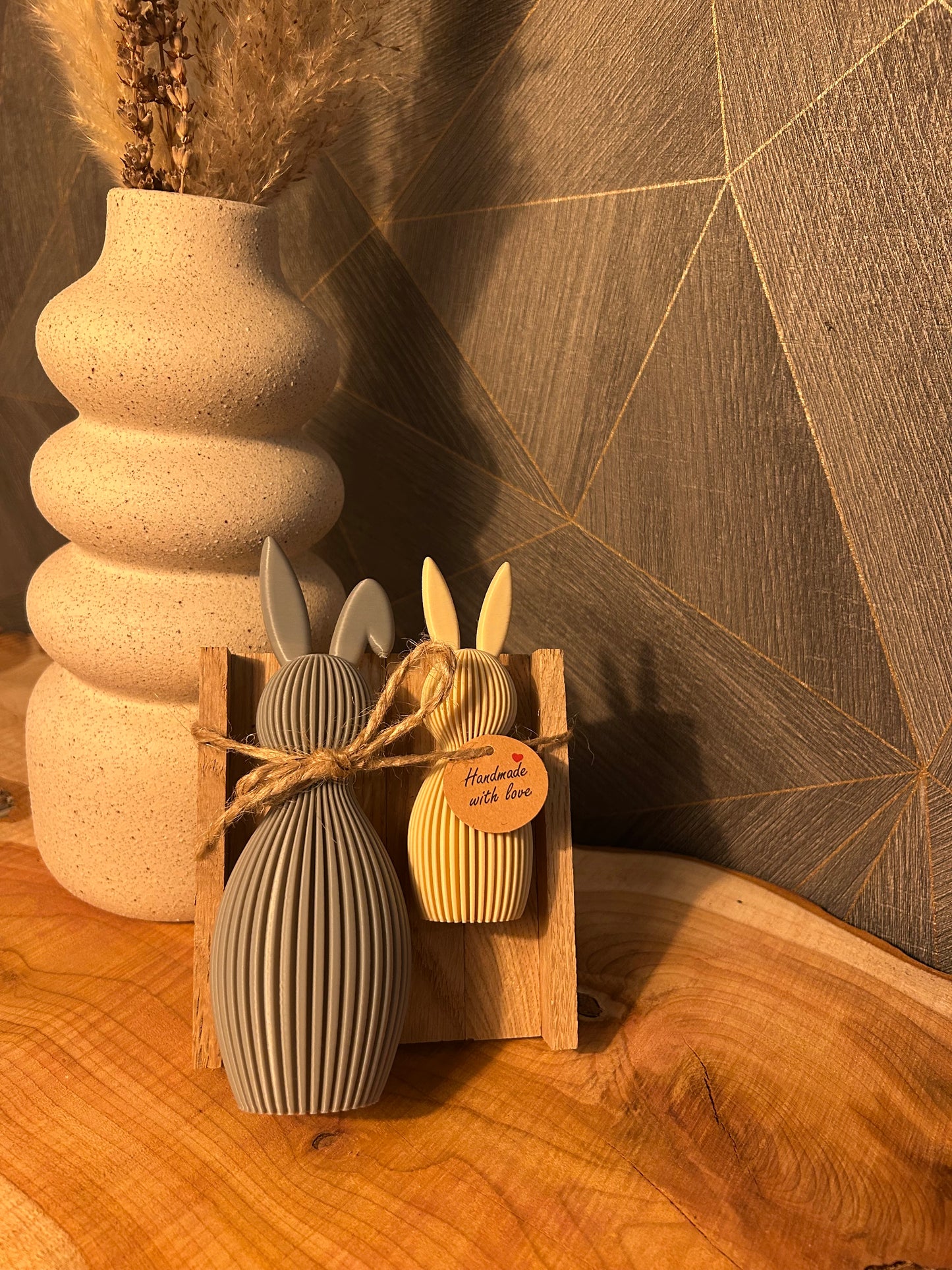 Modernes Hasen Geschenkeset - 3d Druck